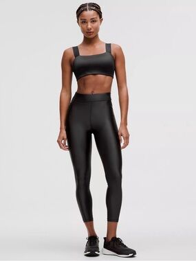Lululemon Satin Shine High-Rise Tight Leggings 6 Black 28"  New without Tags